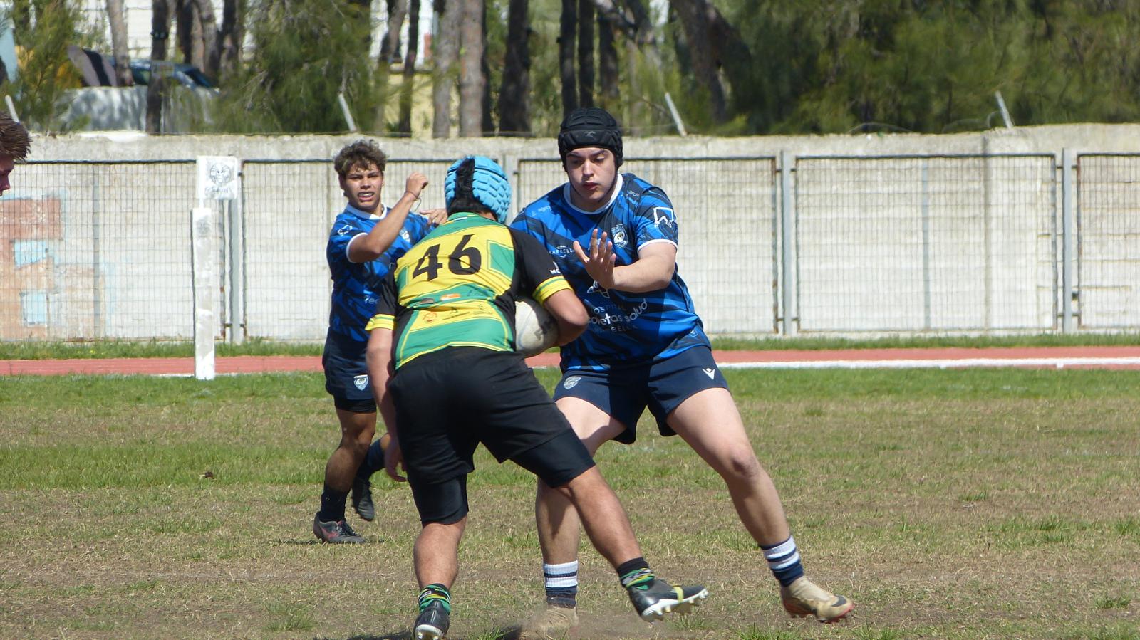 Acción de ataque durante el torneo.